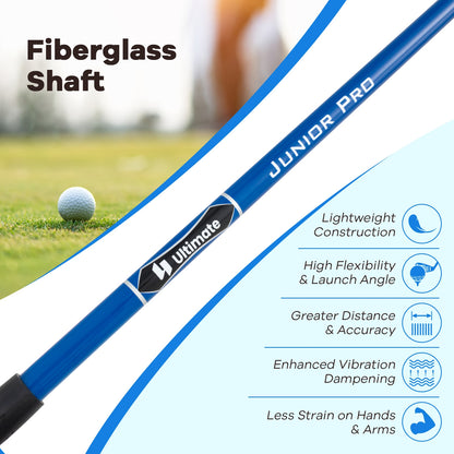 38 Inch Junior Fairway Wood Golf Club, 165CC, Fiberglass Shaft, Blue Golf at Gallery Canada
