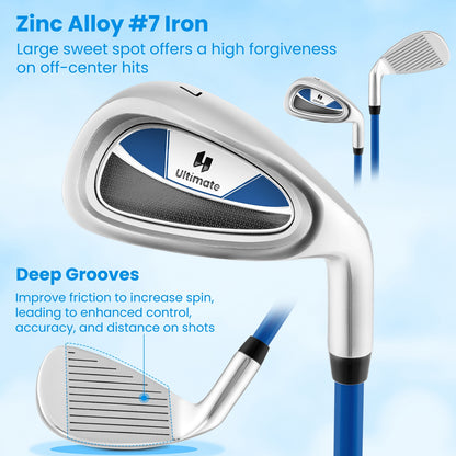 Junior #7 Iron, Fiberglass Shaft, With Headcover, Blue Golf at Gallery Canada