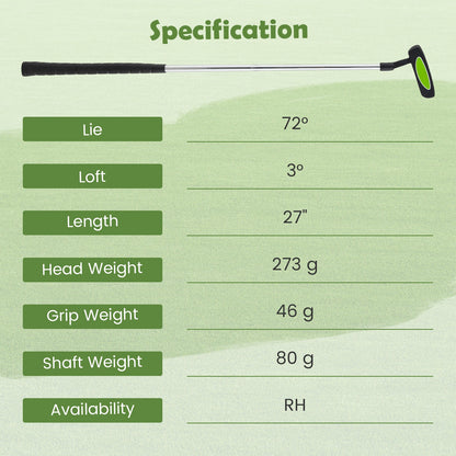 Junior Mallet Putter, 8-10 Years, Green Golf at Gallery Canada