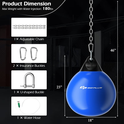 18 Inch 110 Pound Heavy Punching Water Bag, Blue Boxing & Martial Arts at Gallery Canada
