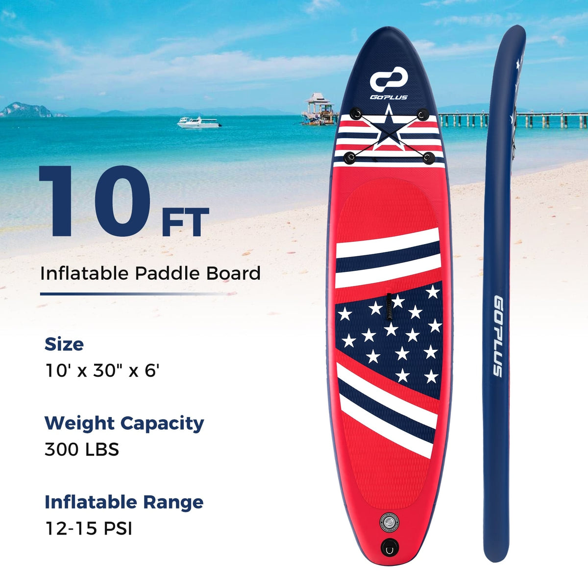 Inflatable Paddle Board, Removable Fin, Backpack Surfing at Gallery Canada