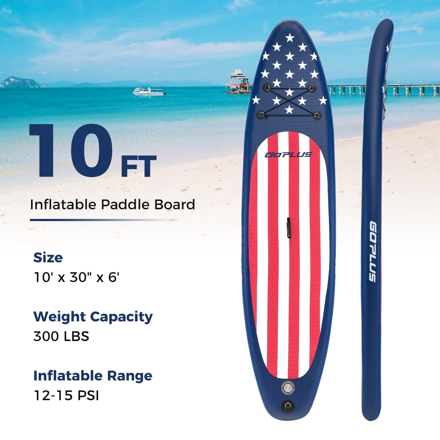 Inflatable Paddle Board, Removable Fin, Backpack Surfing at Gallery Canada