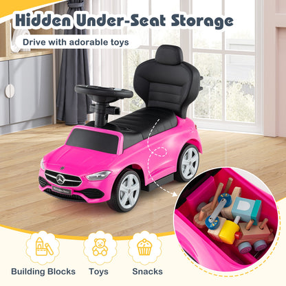 3-in-1 Ride On Push Car, Pink Push & Pedal Ride On Toys at Gallery Canada