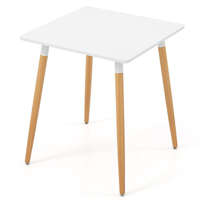 Square Dining Table With Adjustable Foot Pads, White Dining Tables at Gallery Canada
