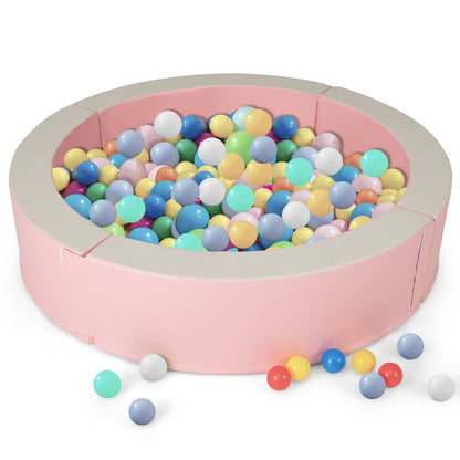 Detachable Foam Ball Pit, 50 Ocean Balls, Pink Baby Playpen & Playards Pink at Gallery Canada