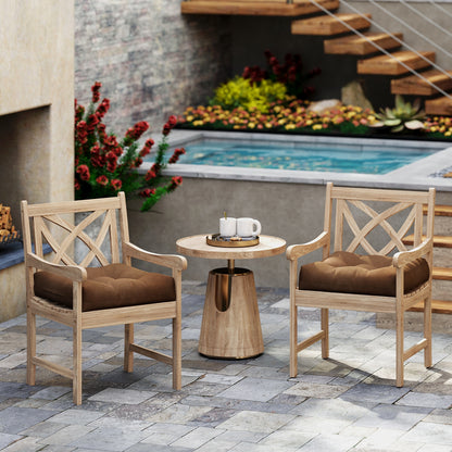 21 Inch x 21 Inch Patio Chair Seat Cushion, Indoor Outdoor, Coffee Outdoor Furniture Accessories at Gallery Canada