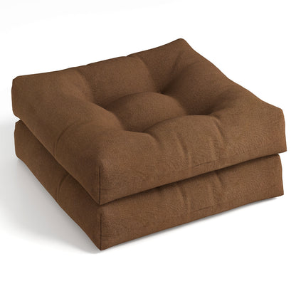 21 Inch x 21 Inch Patio Chair Seat Cushion, Indoor Outdoor, Coffee Outdoor Furniture Accessories at Gallery Canada