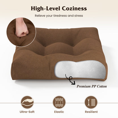21 Inch x 21 Inch Patio Chair Seat Cushion, Indoor Outdoor, Coffee Outdoor Furniture Accessories at Gallery Canada