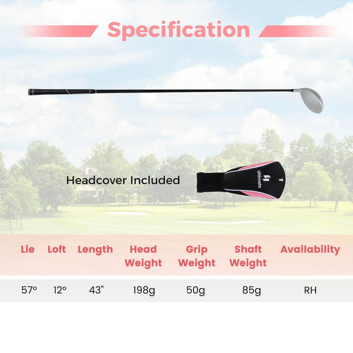 Women's 460CC Driver Golf Club, 12°, Silver Golf at Gallery Canada