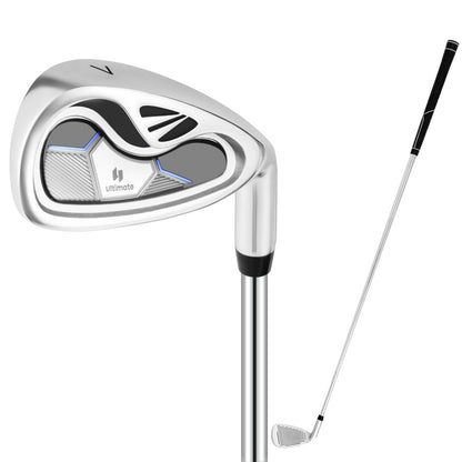 Iron Single Golf Club, Steel Shaft, Headcover, Silver Golf at Gallery Canada