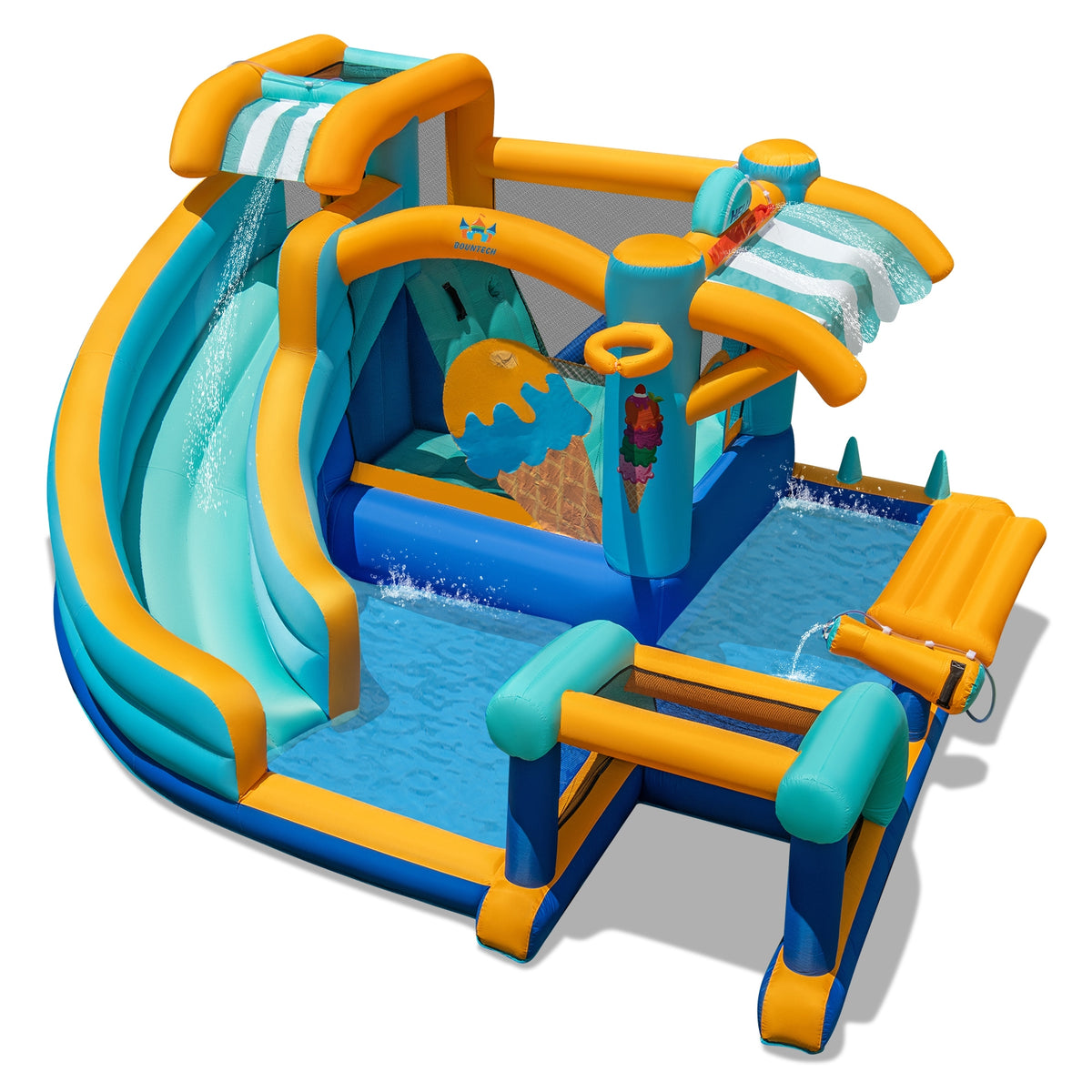 Inflatable Water Slide Bounce House, Kids Jump Castle, 735W Blower Inflatable Water Slides at Gallery Canada