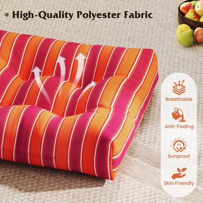 21 Inch x 21 Inch Patio Chair Cushion, Orange Outdoor Furniture Accessories at Gallery Canada