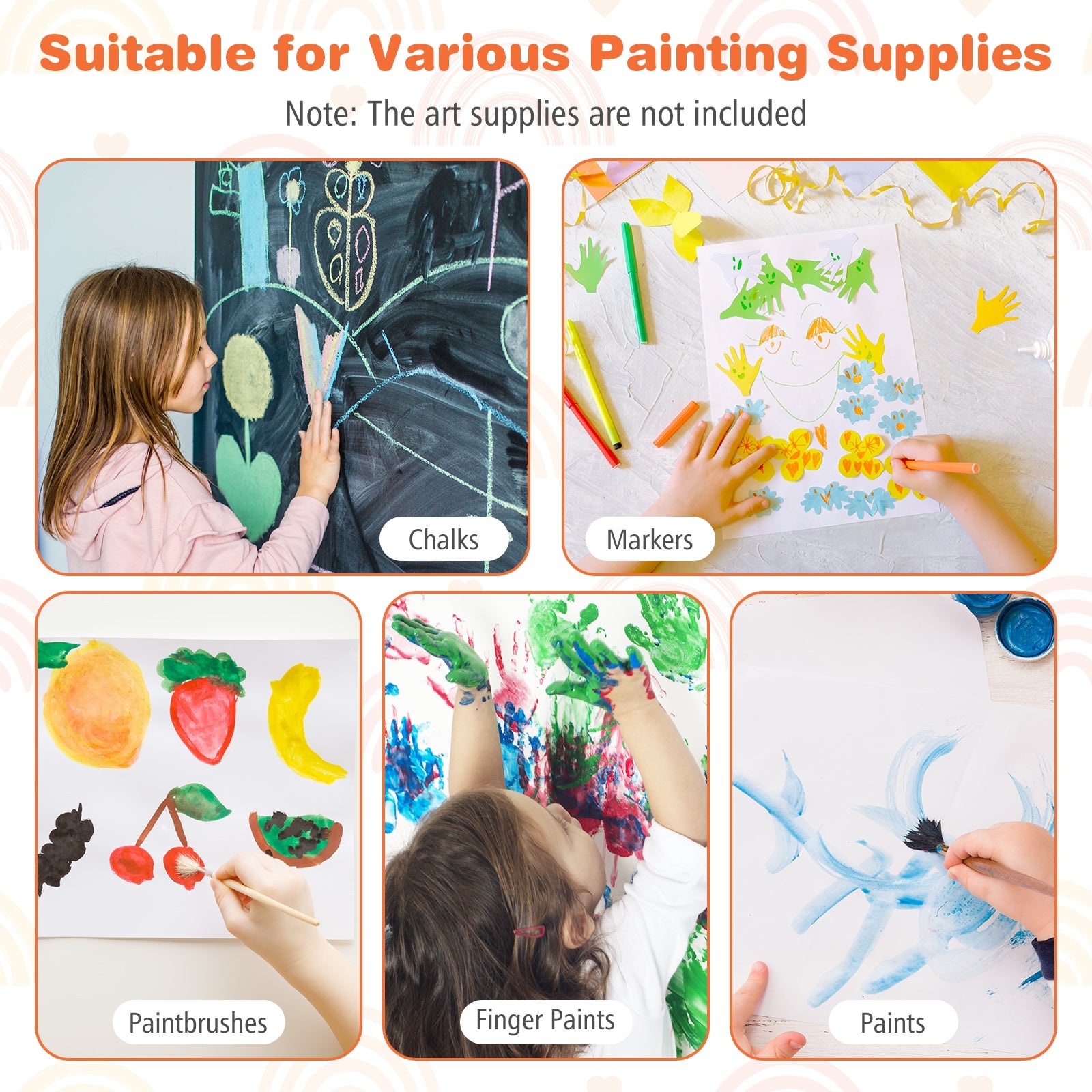 3-In-1 Kids Art Easel, Magnetic Chalkboard And Whiteboard, Gray Art Easels at Gallery Canada
