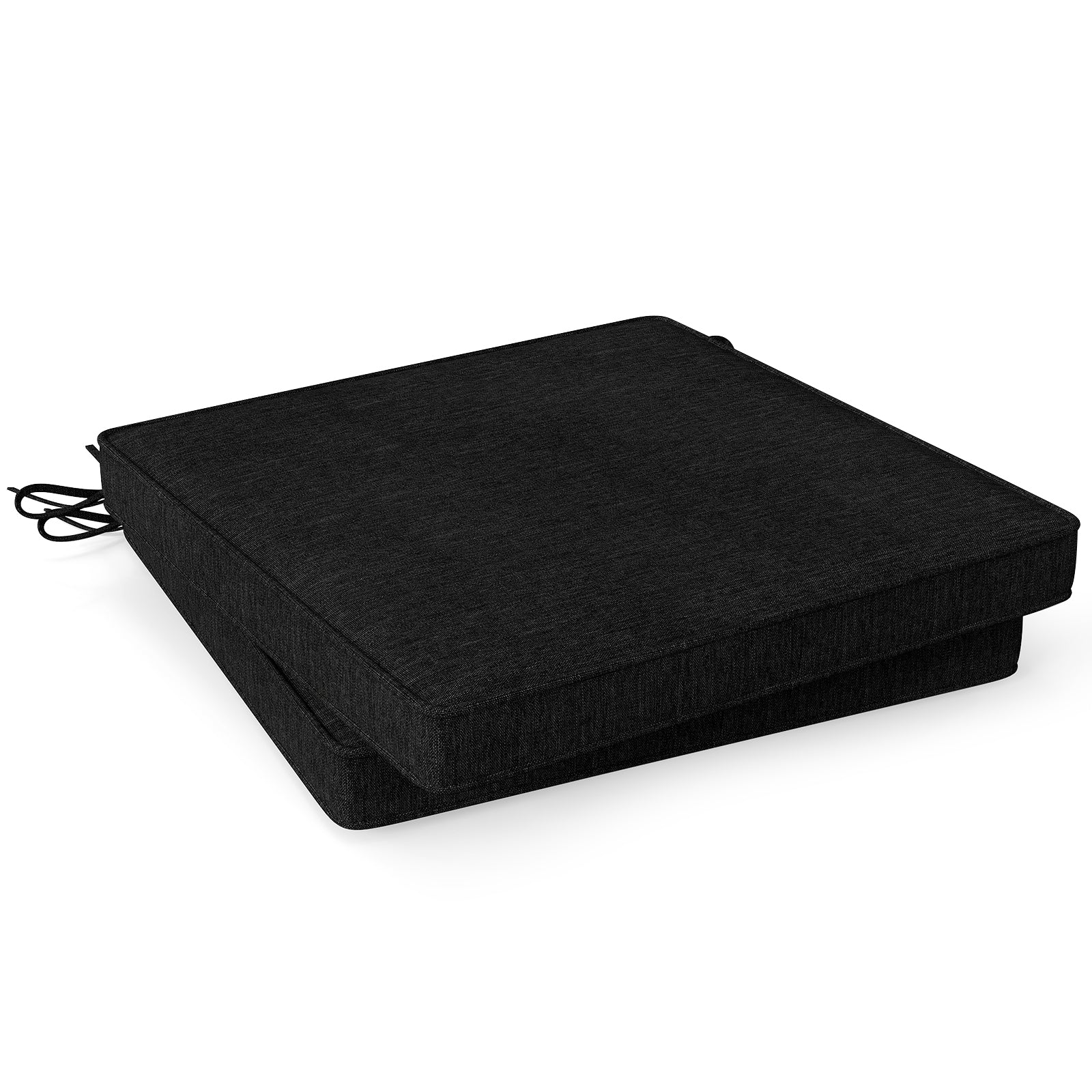 Outdoor Chair Cushion Set, Waterproof Fade-Resistant Olefin, Black Outdoor Furniture Accessories at Gallery Canada