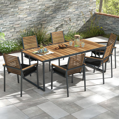 Outdoor Chair Cushion Set, Waterproof Fade-Resistant Olefin, Black Outdoor Furniture Accessories at Gallery Canada