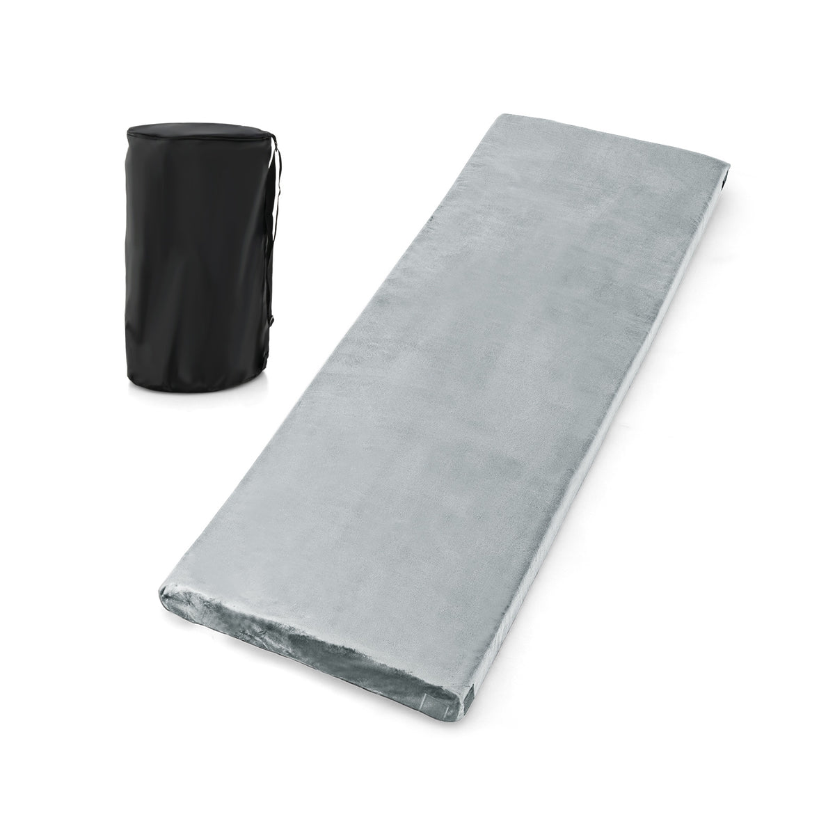 Lightweight Portable Memory Camping Mattress, With Carrying Bag, Gray Air Mattresses & Sleeping Bags Gray at Gallery Canada