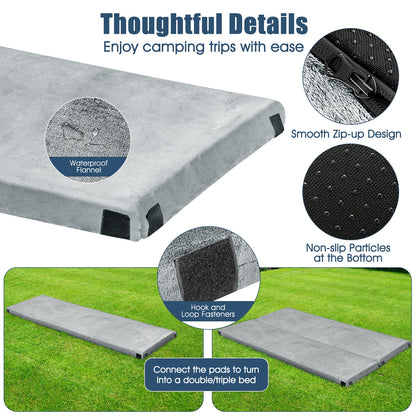 Lightweight Portable Memory Camping Mattress, With Carrying Bag, Gray Air Mattresses & Sleeping Bags at Gallery Canada