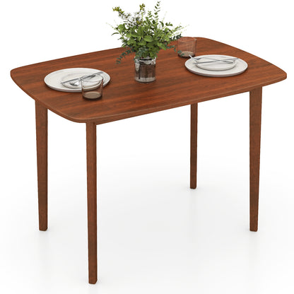 Wooden Dining Table For 2-4 People, Walnut, Rubber Wood Legs Dining Tables at Gallery Canada