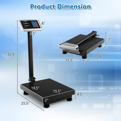 Digital Platform Scale With Price Calculator, Silver Kitchen Tools at Gallery Canada