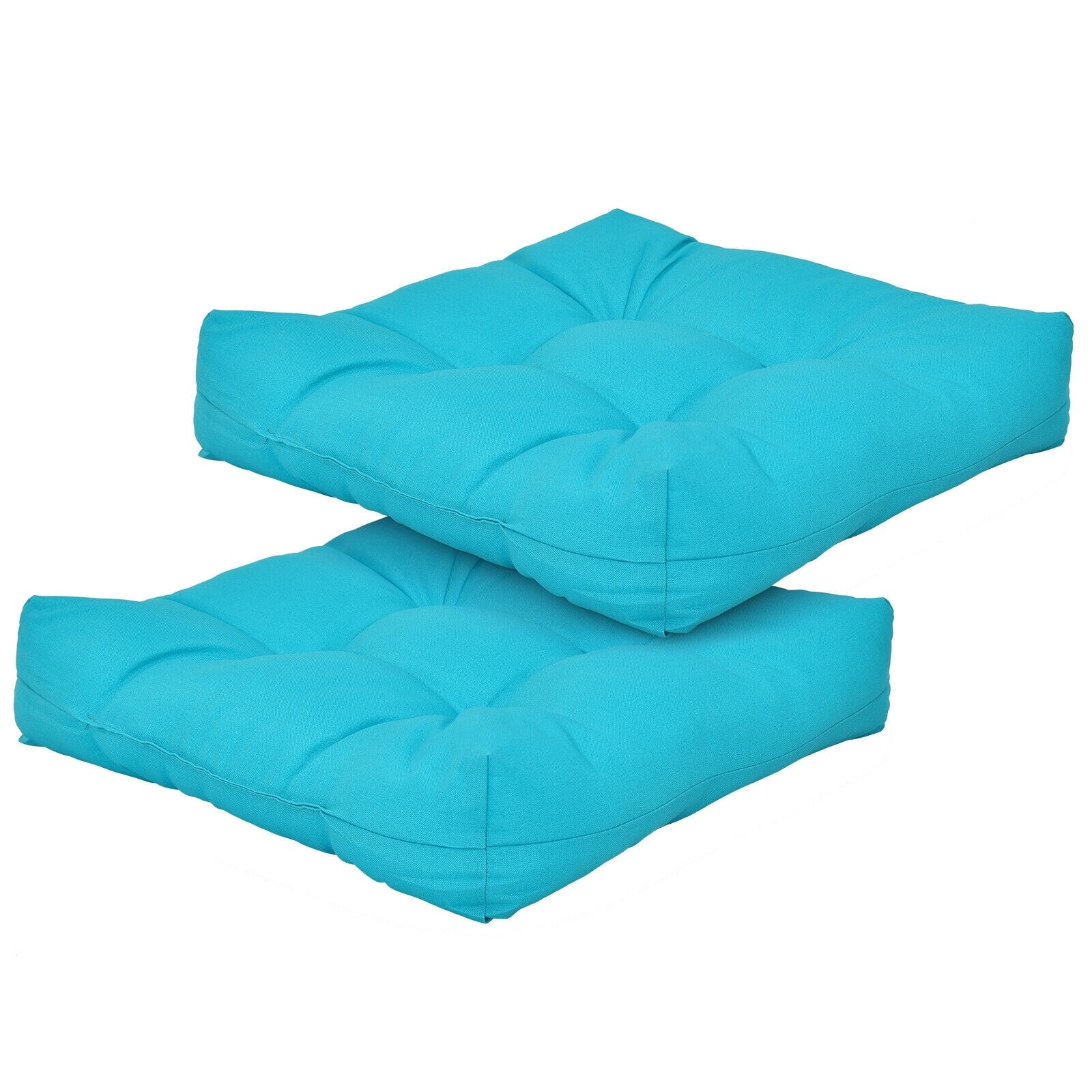 21 Inch x 21 Inch Patio Chair Seat Cushion, Turquoise Outdoor Furniture Accessories at Gallery Canada