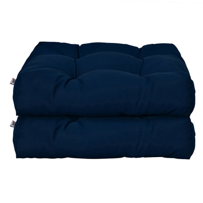 21 Inch x 21 Inch Patio Chair Cushion, Indoor Outdoor, Navy Outdoor Furniture Accessories at Gallery Canada