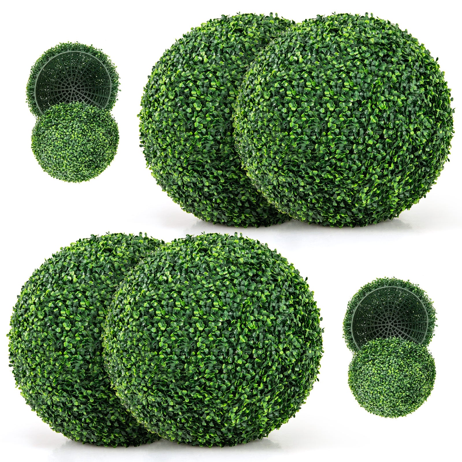 Artificial Plant Boxwood Topiary Ball, 16