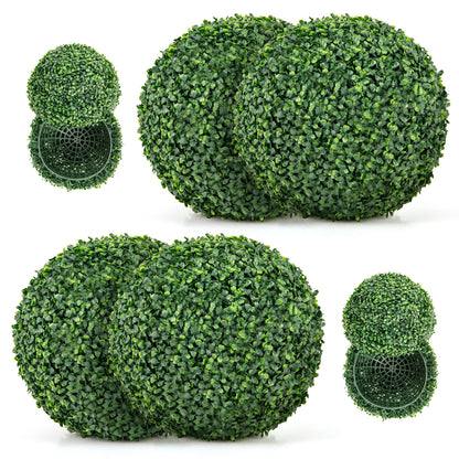 Artificial Boxwood Topiary Ball, 16/20 Inches, For Patio Garden Faux Plants at Gallery Canada