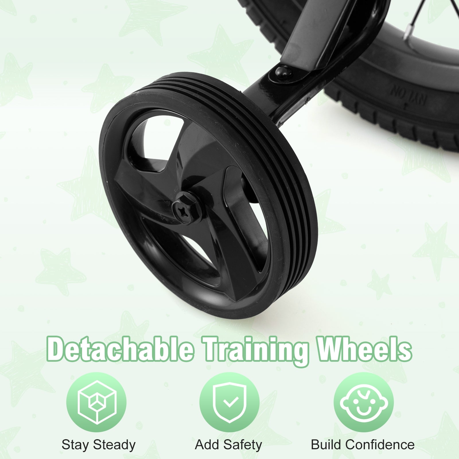 12 Inch Kids Bike, Adjustable, Transparent Chain Cover, 3-4 Years, Silver Kids Bike at Gallery Canada