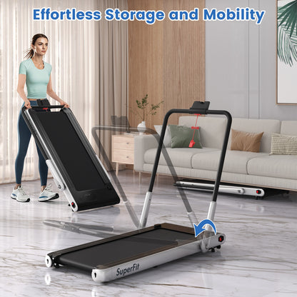 3HP Folding Treadmill, Smart Apps Remote Control, Silver Treadmills at Gallery Canada