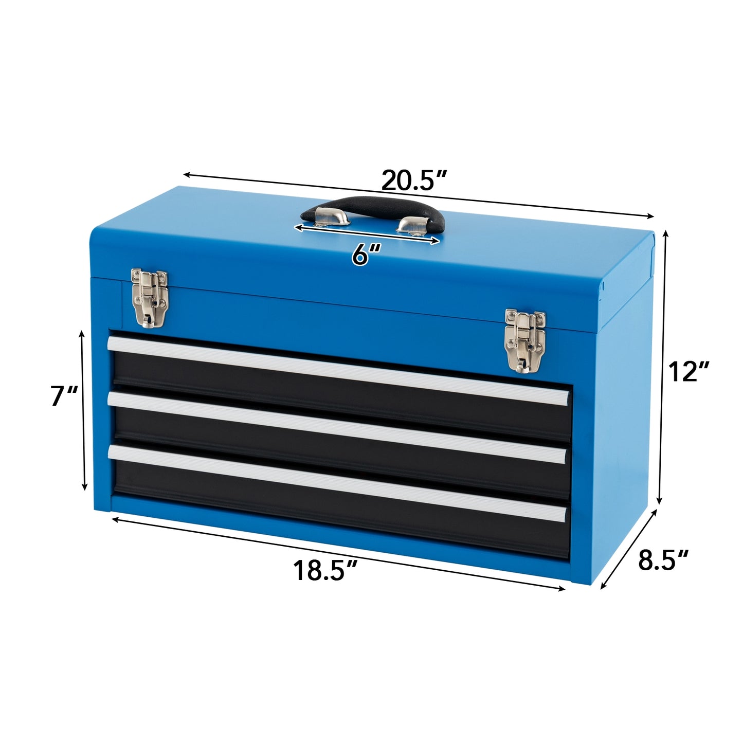 Portable Garage Tool Cabinet, 3 Drawers, Blue Garages at Gallery Canada