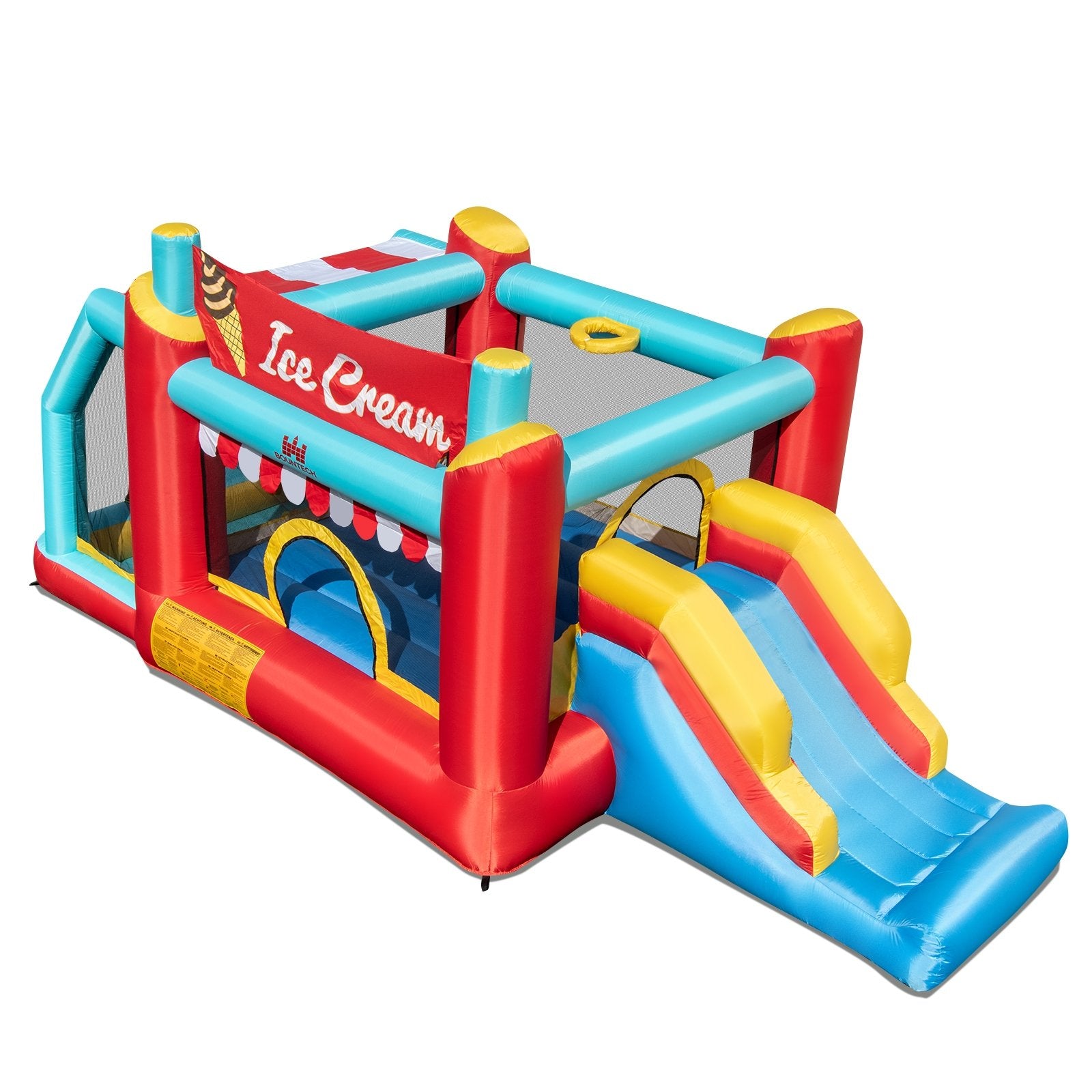 5-in-1 Inflatable Bounce House With Ball Pit, Slide, Multicolor Bounce House Multicolor at Gallery Canada