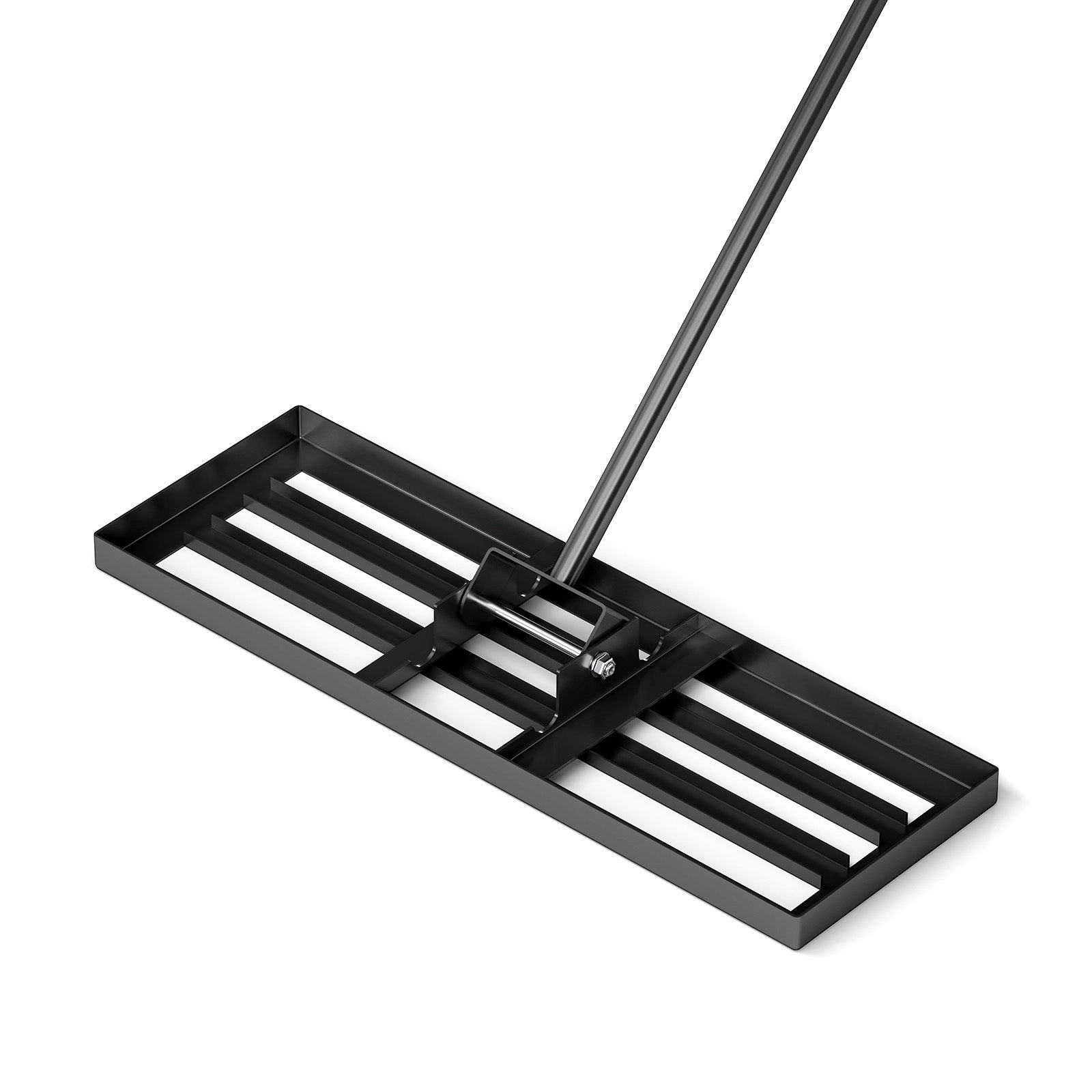 30 x 10 Inch Lawn Leveling Rake, Ergonomic Handle, Black Lawn Care Tools Black at Gallery Canada