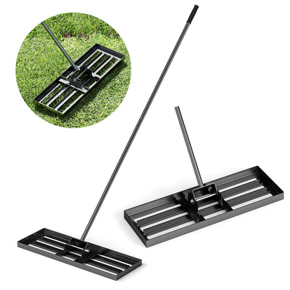 30 x 10 Inch Lawn Leveling Rake, Ergonomic Handle, Black Lawn Care Tools at Gallery Canada