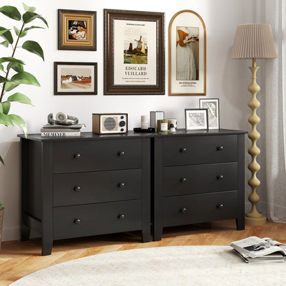 3 Drawer Dresser Chest, Wood Grain, Black Cabinets & Chests at Gallery Canada