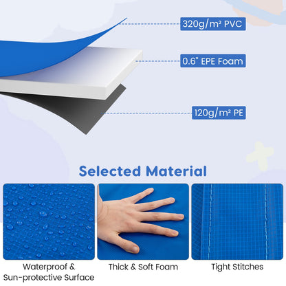 8 Feet Trampoline Pad Replacement, Safety Pad, Fixing Straps, Multicolor Trampoline Accessories at Gallery Canada