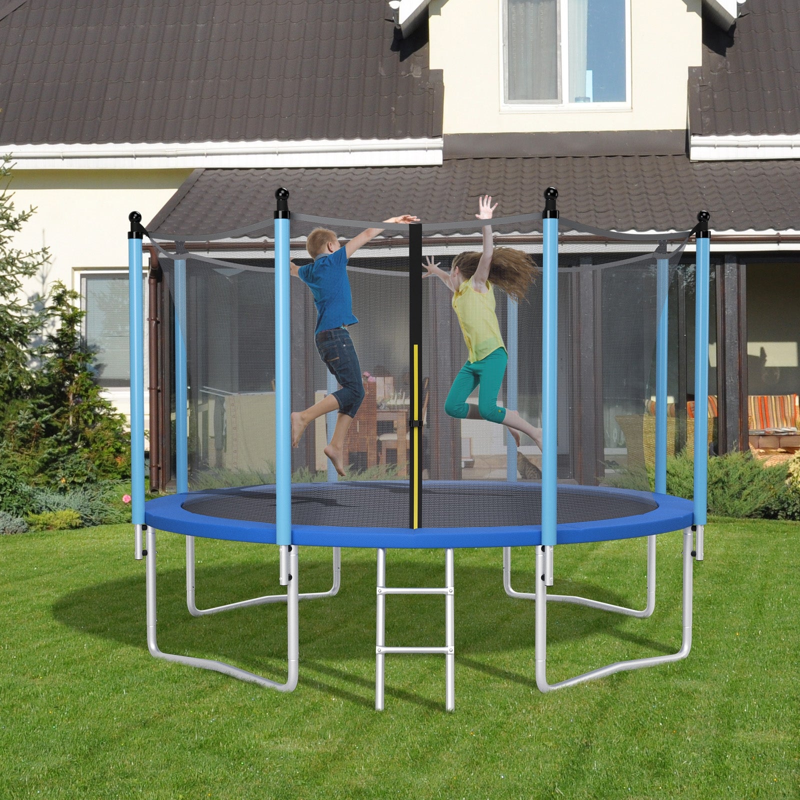 8 Feet Trampoline Safety Pad Replacement, With Fixing Straps, Blue Trampoline Accessories at Gallery Canada