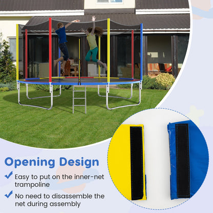 8 Feet Trampoline Pad Replacement, Safety Pad, Fixing Straps, Multicolor Trampoline Accessories at Gallery Canada