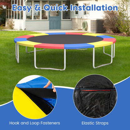 8 Feet Trampoline Pad Replacement, Safety Pad, Fixing Straps, Multicolor Trampoline Accessories at Gallery Canada