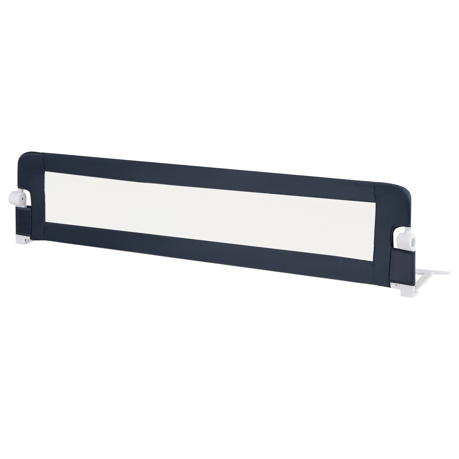 71-Inch Foldable Bed Rail, Swing Down Baby Bed Guard, Blue Bed Rails Blue at Gallery Canada