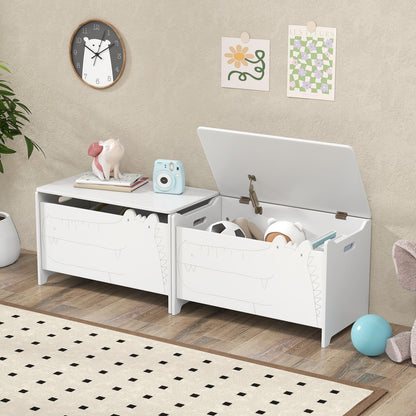 Wooden Kids Toy Box, White Kids Storage at Gallery Canada