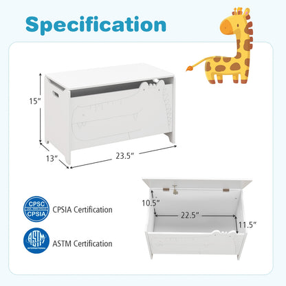 Wooden Kids Toy Box, White Kids Storage at Gallery Canada