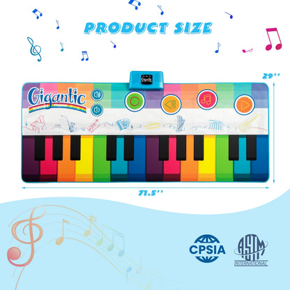 Kids Floor Piano Dance Mat, 8 Instrument Sounds, Multicolor Pianos & Keyboards at Gallery Canada