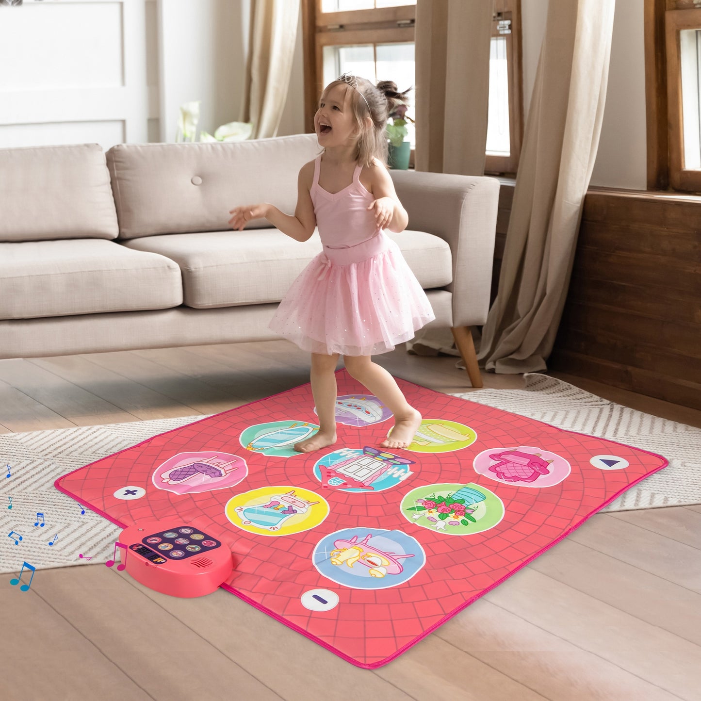 Kids Dance Mat Game Toy, Pink Pianos & Keyboards at Gallery Canada