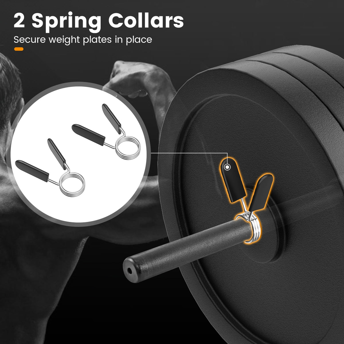 Olympic Hex Trap Bar, Foldable Handle, Black Weights Accessories at Gallery Canada