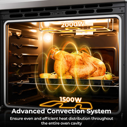 30 Inch Freestanding Slide-In Stove, 4 Burner Ceramic Cooktop, Silver Food Warmers & Burners at Gallery Canada