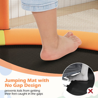 55" Kids Trampoline For 3-6 Years Old, Green Trampolines at Gallery Canada