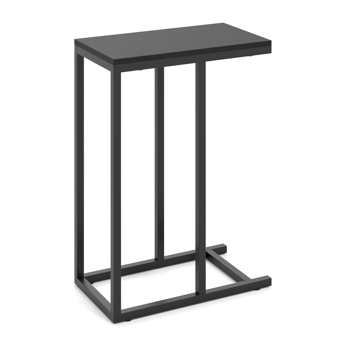 C-Shaped Side Table, Heavy-Duty Metal Frame, Black End & Side Tables at Gallery Canada