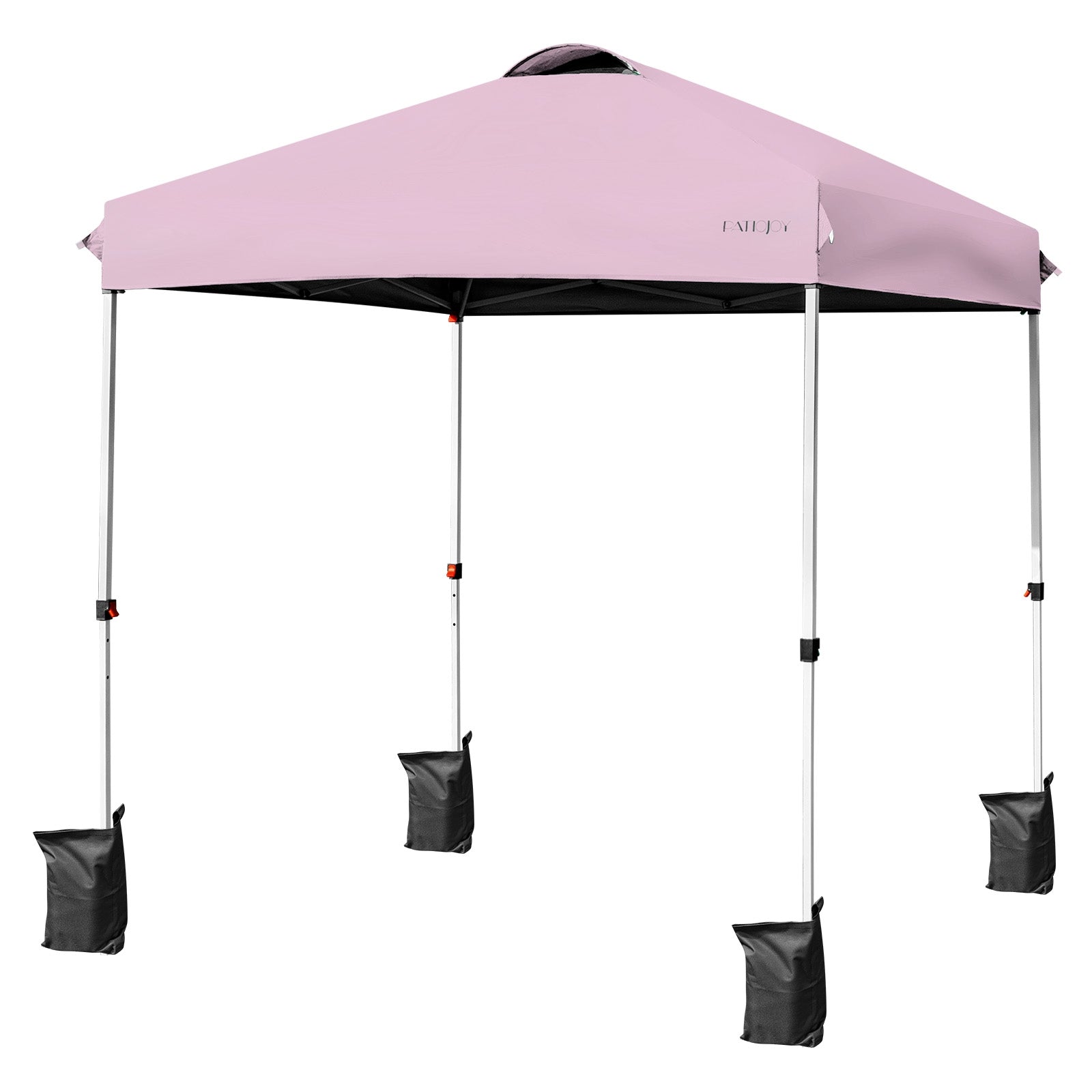6.6 x 6.6 Feet Outdoor Pop-Up Canopy Tent, Pink Canopies at Gallery Canada