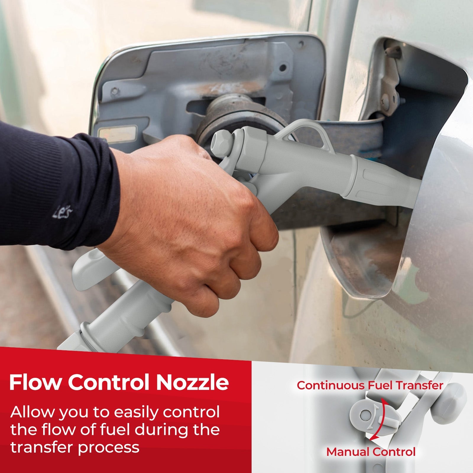Fuel Transfer Pump With Nozzle, Flow Control And Stop Sheds & Outdoor Storage at Gallery Canada