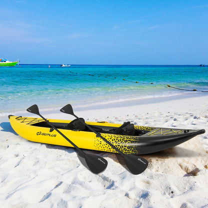 Inflatable 2-Person Kayak Set, Aluminium Oars, Repair Kit, Yellow Surfing at Gallery Canada